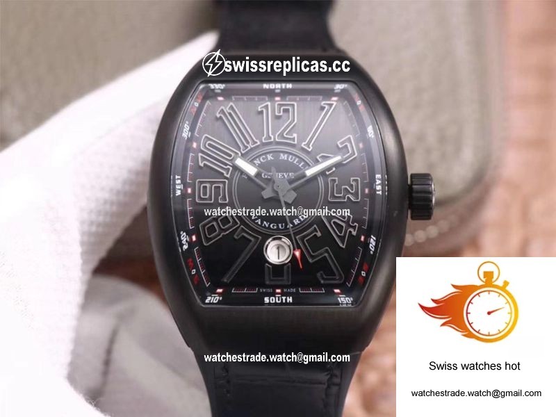 Franck Muller Vanguard V 45 SC DT TT NR BR TT ZF Factory Black Dial 1