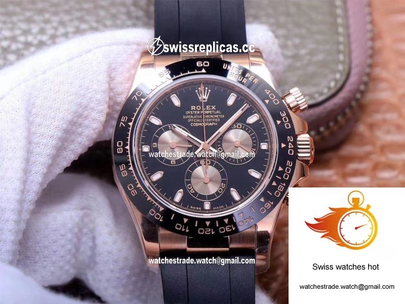 Rolex Daytona M116515LN-0017 Noob Factory Black Dial 4130 Movement 1