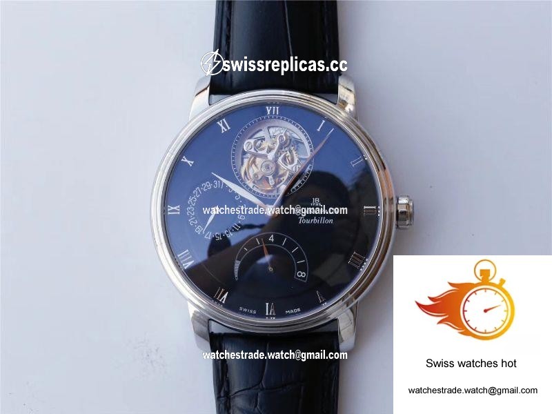 JB Factory Blancpain Villeret Tourbillon 8 Jours 6025-1542-55b Black 1