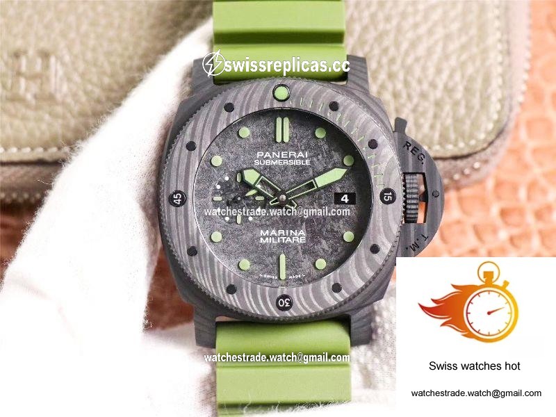 VS Factory Panerai Submersible Marina Militare Carbotech 47MM PAM00961 1