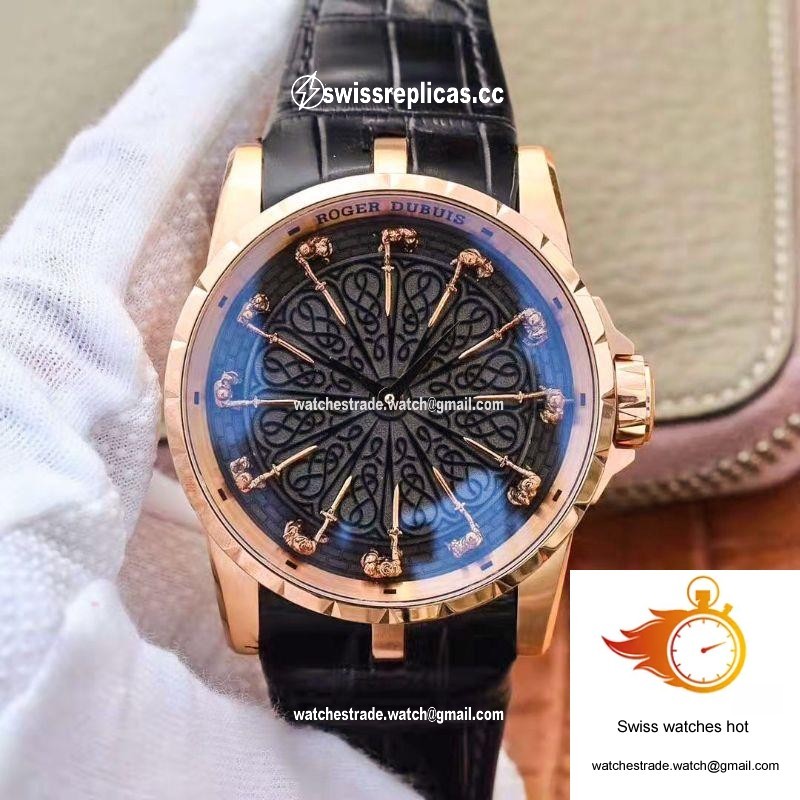 ZF Factory Roger Dubuis Excalibur Knights Of The Round Table II RDDBEX0511 Rose Gold 1