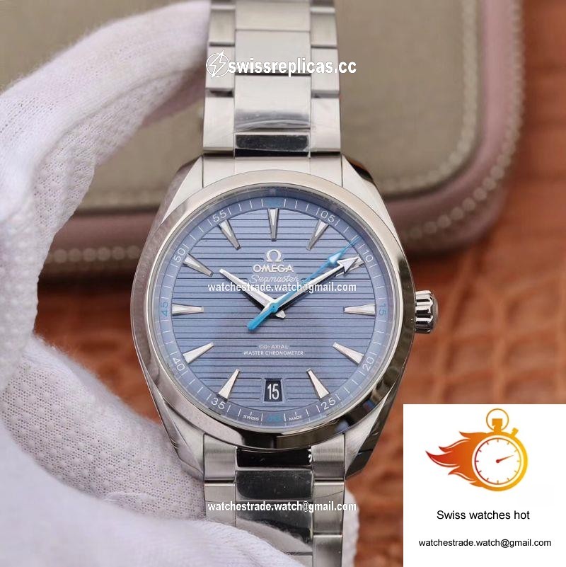 Omega Seamaster Aqua Terra 150M 220.10.41.21.03.002 VS Factory Blue Dial 1