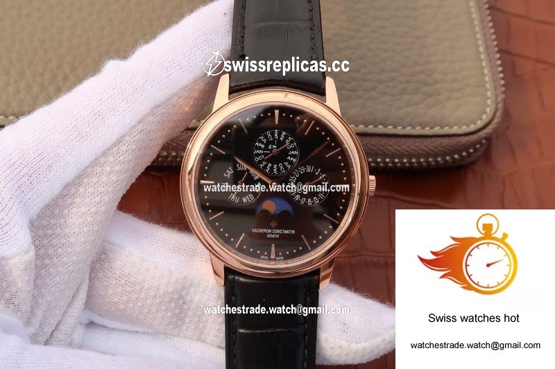 Vacheron Constantin Patrimony Perpetual Calendar 43175/000R-B343 Black Dial 1