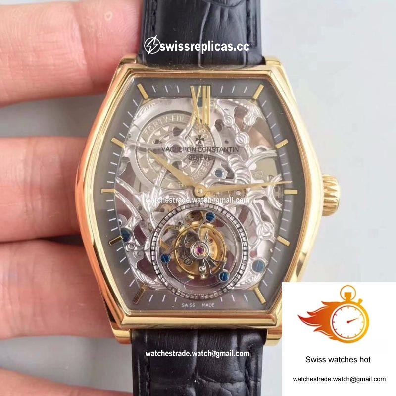 Vacheron Constantin Malte Tourbillon Rose Gold Skeleton Dial 1