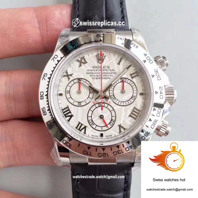 Rolex Daytona Cosmograph 116520 JH Factory Black Leather Strap 1
