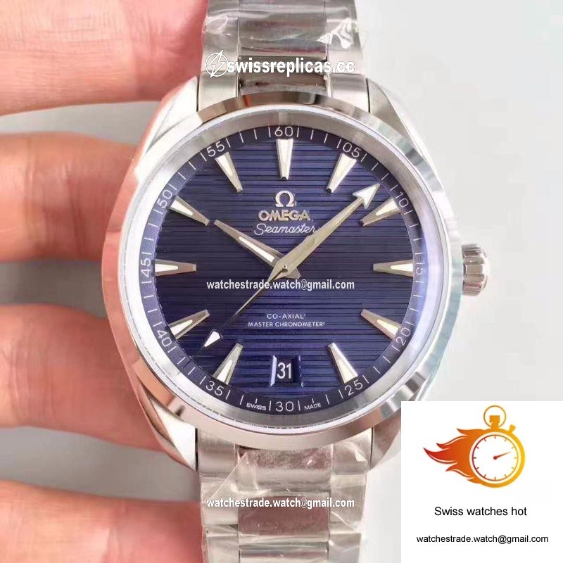 Omega Seamaster Aqua Terra 150M Co-Axial Master 220.10.41.21.03.001 VS Factory Deep Blue Dial 1