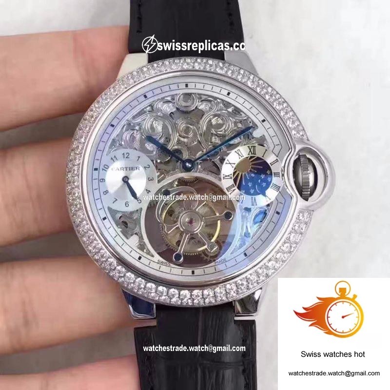 Ballon Bleu De Cartier Tourbillon Silver Dial 1
