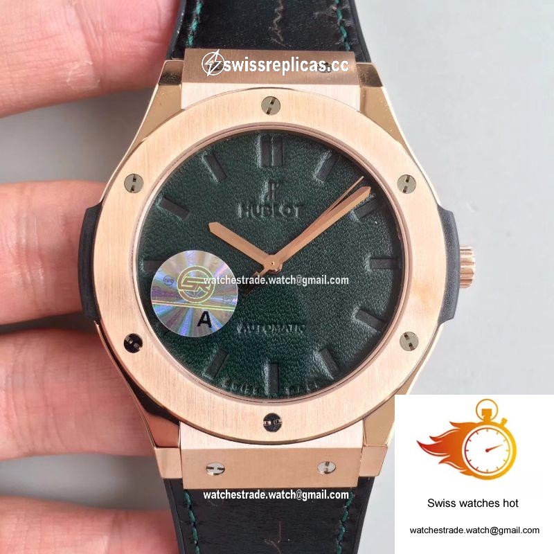Hublot Classic Fusion Berluti Scritto 511.OX.0500.VR.BER16 JJ Factory V2 Green Dial 1