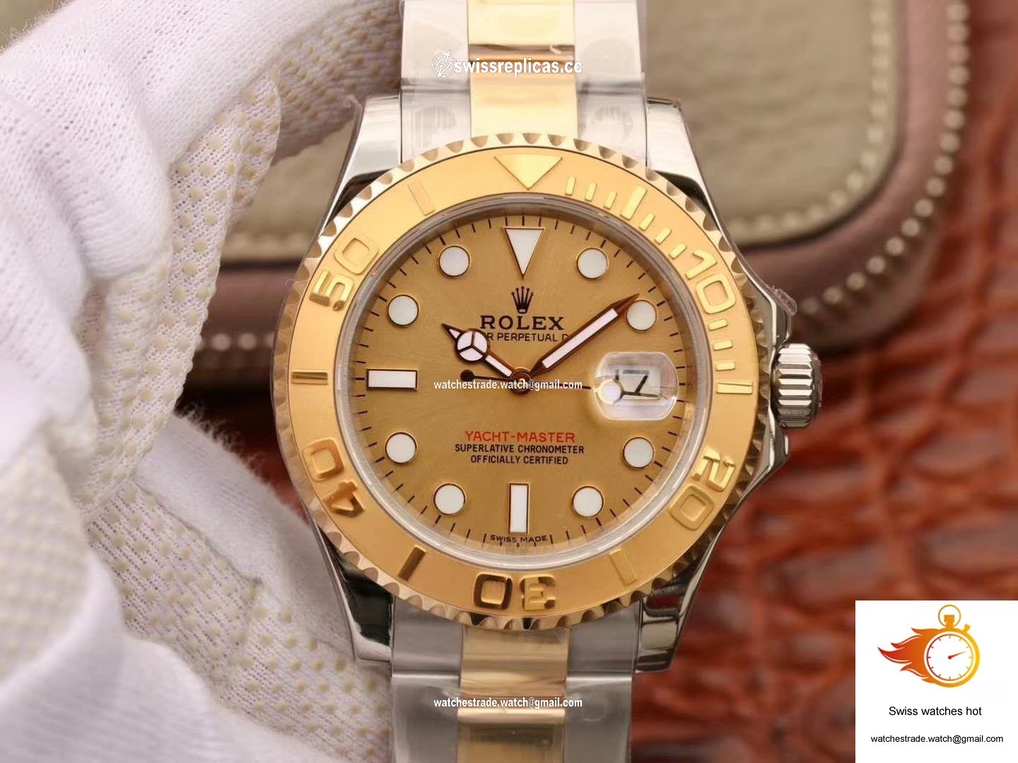Rolex Yacht Master 116623 Champagne Dial 1
