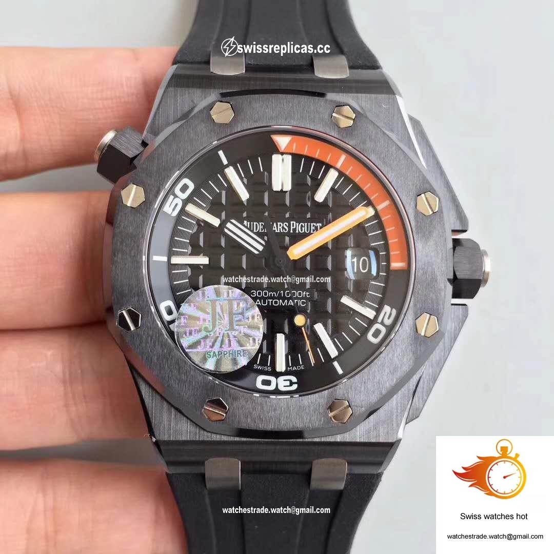 Audemars Piguet Royal Oak Offshore Diver 15707CE.OO.A002CA.01 JF Factory V5 Black Dial 1