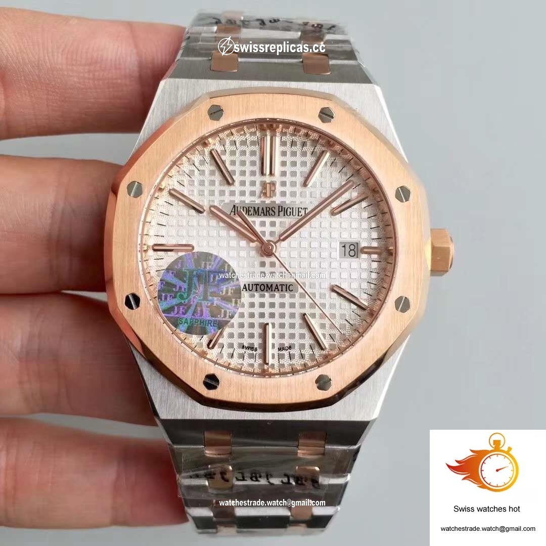 Audemars Piguet Royal Oak 15400SR.OO.1220SR.01 JF Factory Silver Dial 1