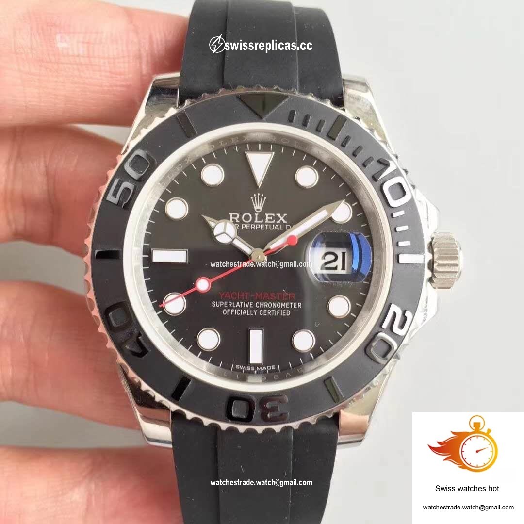 Rolex Yacht Master Custom 116655 40mm AR Factory Stainless Steel Case 1