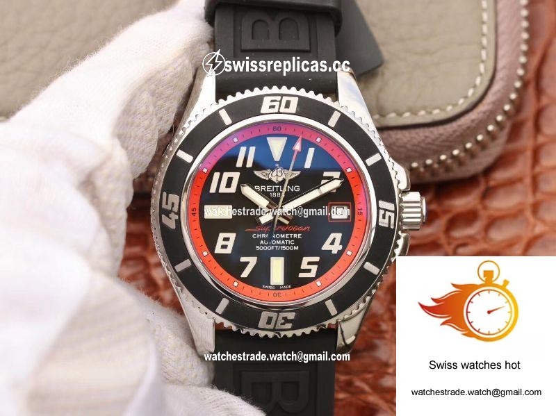 Breitling Superocean 42 Abyss Red A1736402/BA31BKRD ZF Factory Black Dial 1
