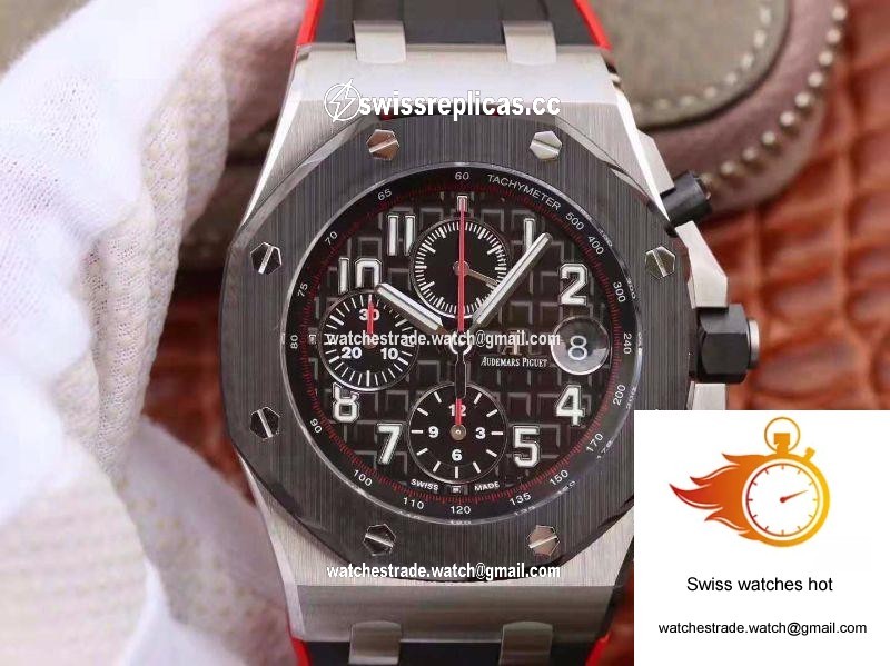 Audemars Piguet Royal Oak Offshore Chronograph Edition Dark Knight 26470 JF Factory V2 Black Dial 1