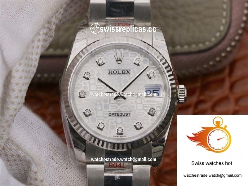 Rolex Datejust 116234 36MM AR Factory Diamond-printed Dial 1