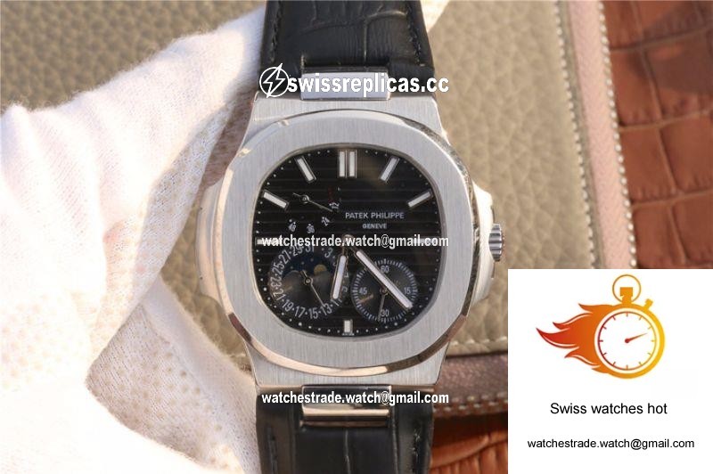 Patek Philippe Nautilus Moonphase 5712G-001 Black Dial 1