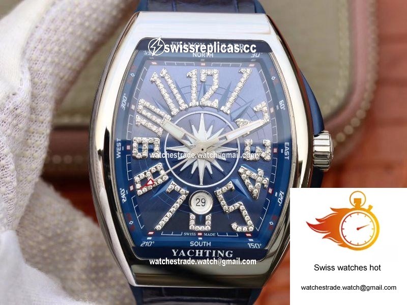 Franck Muller Vanguard V45 45MM Blue Dial 1