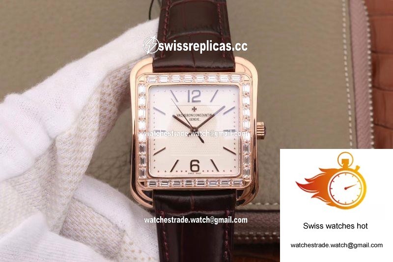 Vacheron Constantin Historiques Toledo 1951 86300/000R-9826 GS Factory 18K Rose Gold Silver Dial 1