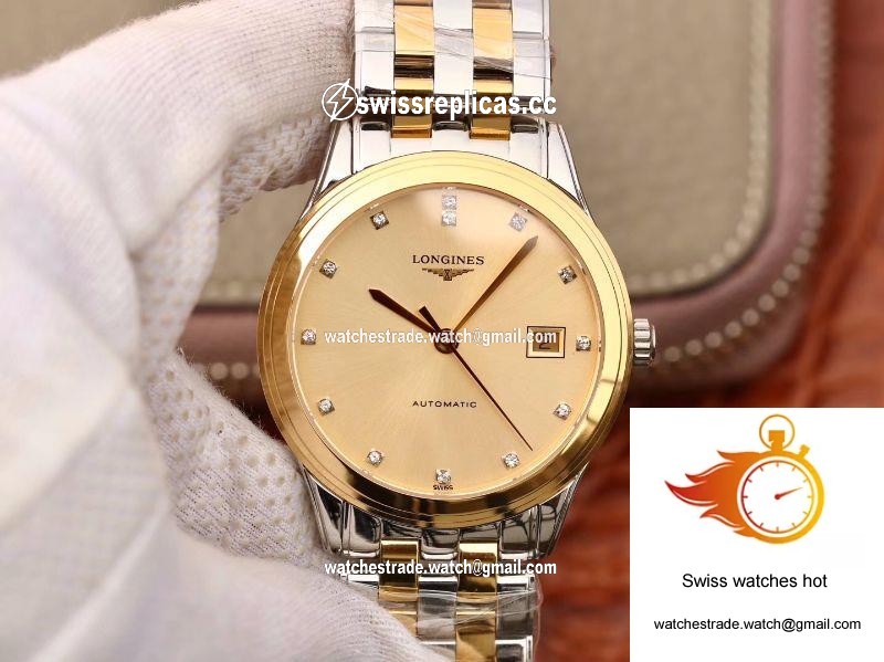 Longines Flagship L4.874.3.37.7 YC Factory Gold Dial 1