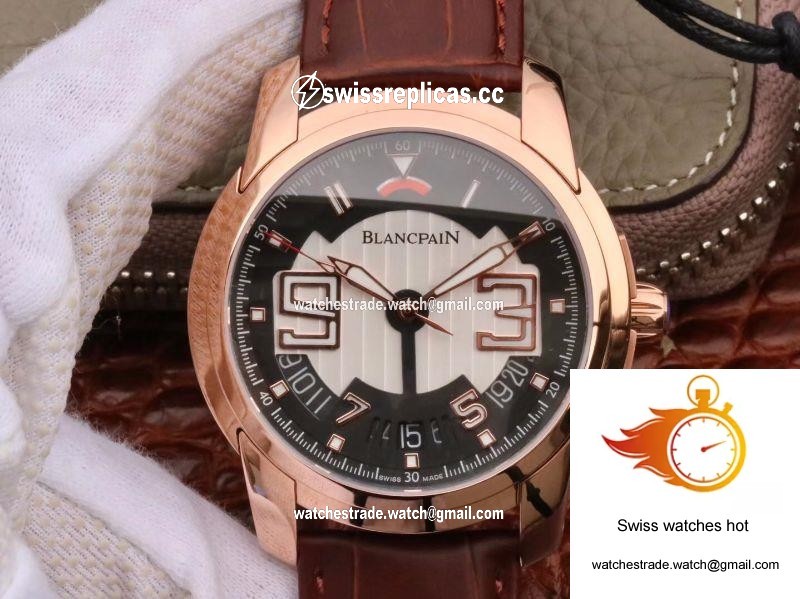 Blancpain L-EVOLUTION 8805-1134-53B Rose Gold Case Black Dial 1