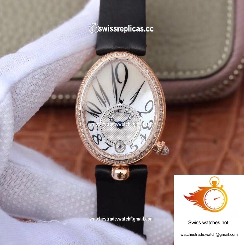 Breguet Reine De Naples 8918BR/58/864/D00D Ladies ZF Factory 18K Rose Gold Mother Of Pearl Dial 1
