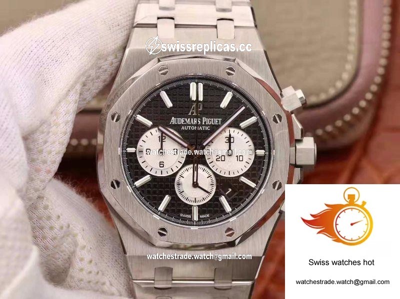 Audemars Piguet Royal Oak Chronograph 26331 OM Factory Black Dial 1