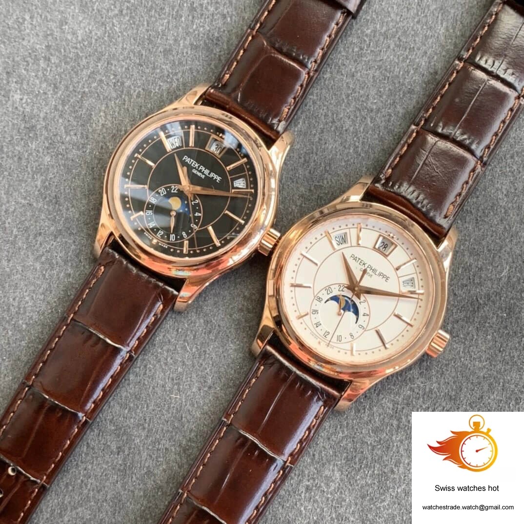 Patek Philippe Complications 5205R-001 GR Factory Rose Gold Milky White Dial 10