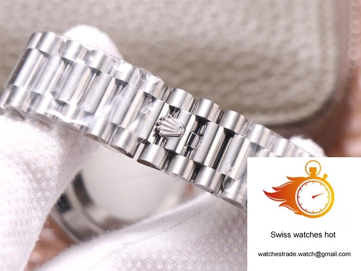 Rolex Day-Date M228349RBR-0008 EW Factory White Gold Grey Dial 10