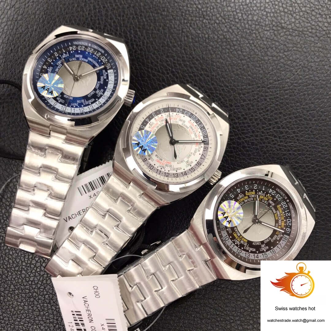 Vacheron Constantin Overseas 7700V/110A-B172 World Time 8F Factory Blue Dial 10