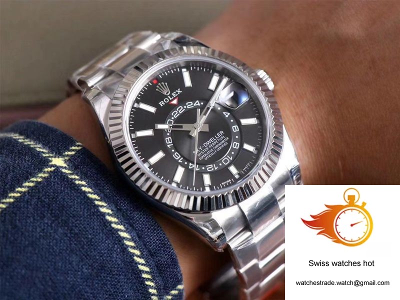 Rolex Sky Dweller M326934-0005 Noob Factory Black Dial 10