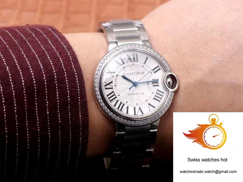 Cartier Ballon Bleu W4BB0017 V6 Factory White Dial 10