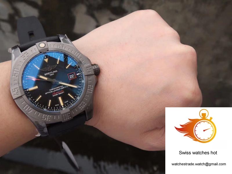 Breitling Avenger Blackbird 44mm V17311101B1W1 GF Factory V4 Black Dial 10