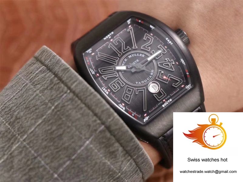 Franck Muller Vanguard V 45 SC DT TT NR BR TT ZF Factory Black Dial 10