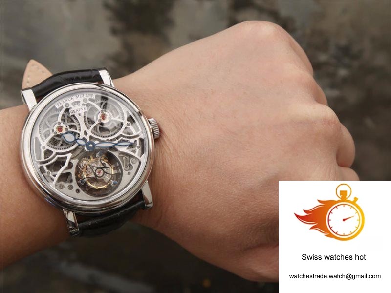 Franck Muller Giga Tourbillon 7048 T G SQT BR Silver Skeleton Dial 10