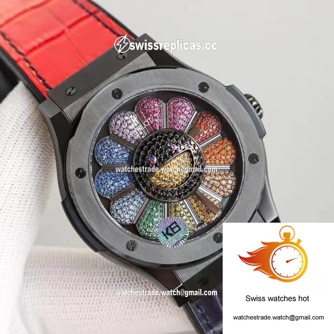 Hublot Classic Fusion Takashi Murakami 507.CX.9000.RX.TAK21 Sunflower Colored Dial 2