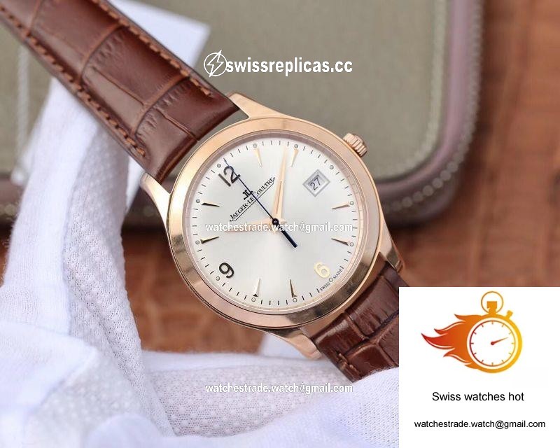 Jaeger LeCoultre Master Control Date Q1542520 ZF Factory 18K Rose Gold White Dial 2