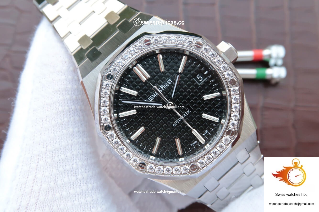 Audemars Piguet Royal Oak 15400/15450 Couple Watch JF Factory Black Dial 2
