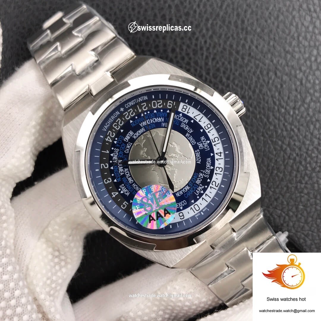 Vacheron Constantin Overseas 7700V/110A-B172 World Time 8F Factory Blue Dial 2