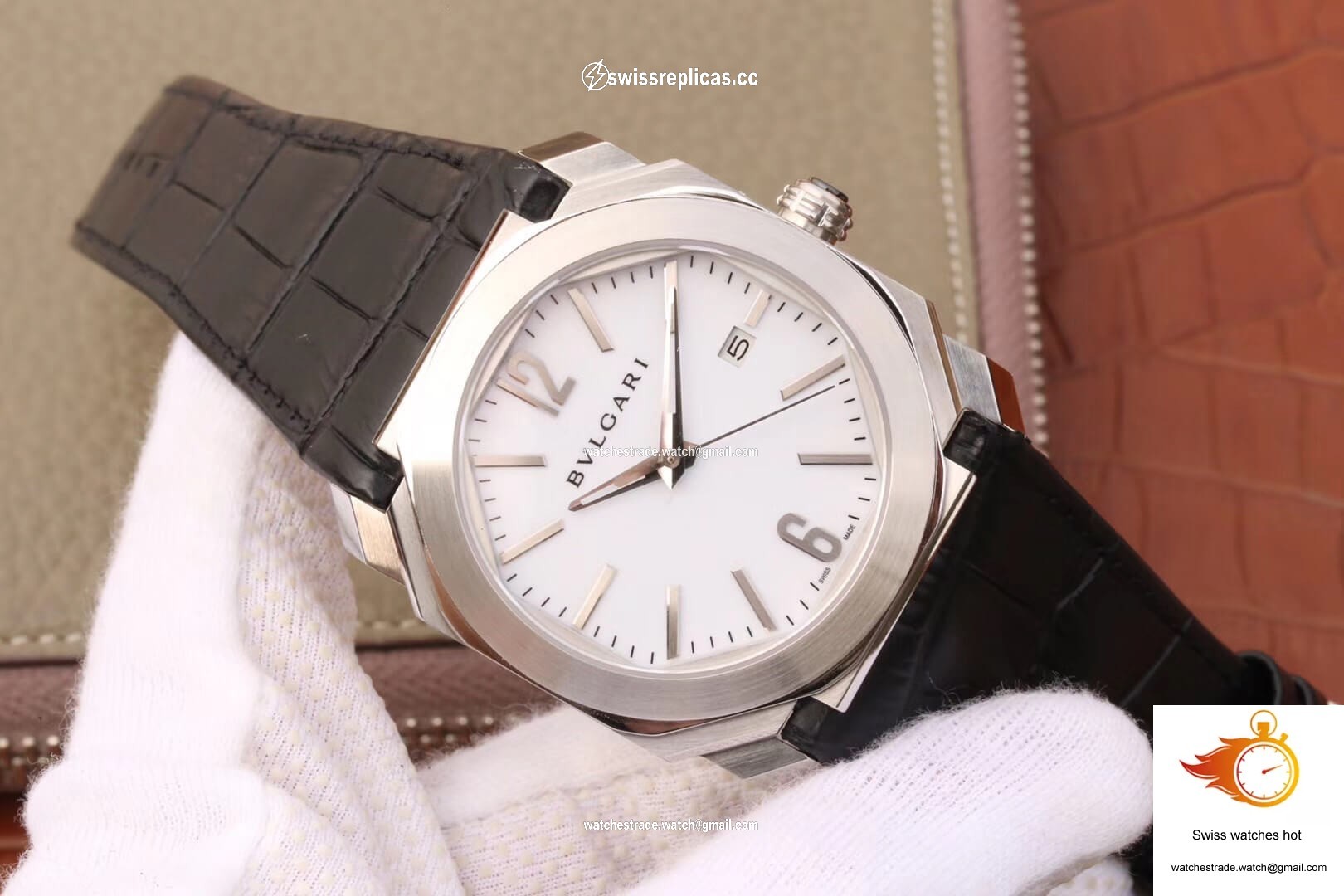 Bvlgari Octo 102779 OC41C6SLD White Dial 2