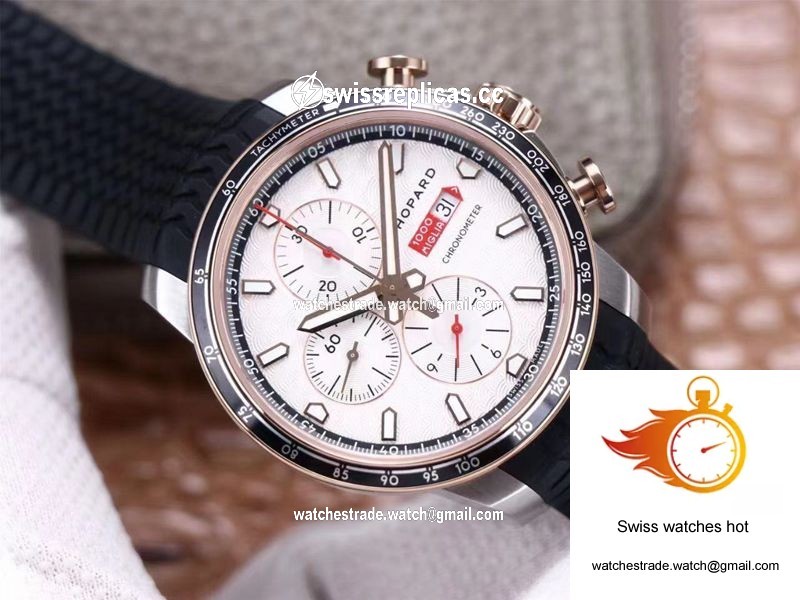 Chopard Classic Racing Mille Miglia GTS Chronograph 168571-6001 V7 Factory White Dial 2