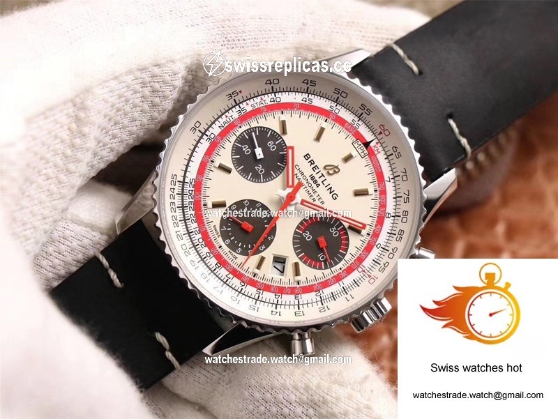 Breitling Navitimer 1 B01 Chronograph 43 TWA Edition AB01219A1G1X1 V9 Factory Silver Dial 2