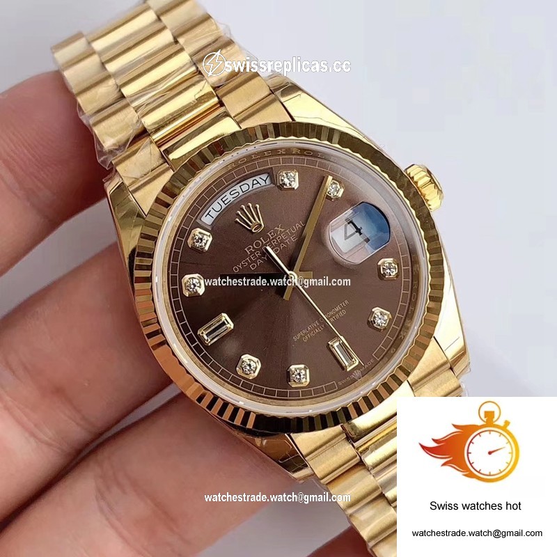 Rolex Day-Date M128238-0022 Yellow Gold EW Factory Gray Dial 2