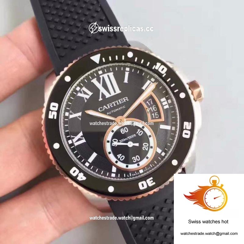 Calibre De Cartier Diver W7100056 42MM JF Factory Black Dial 2