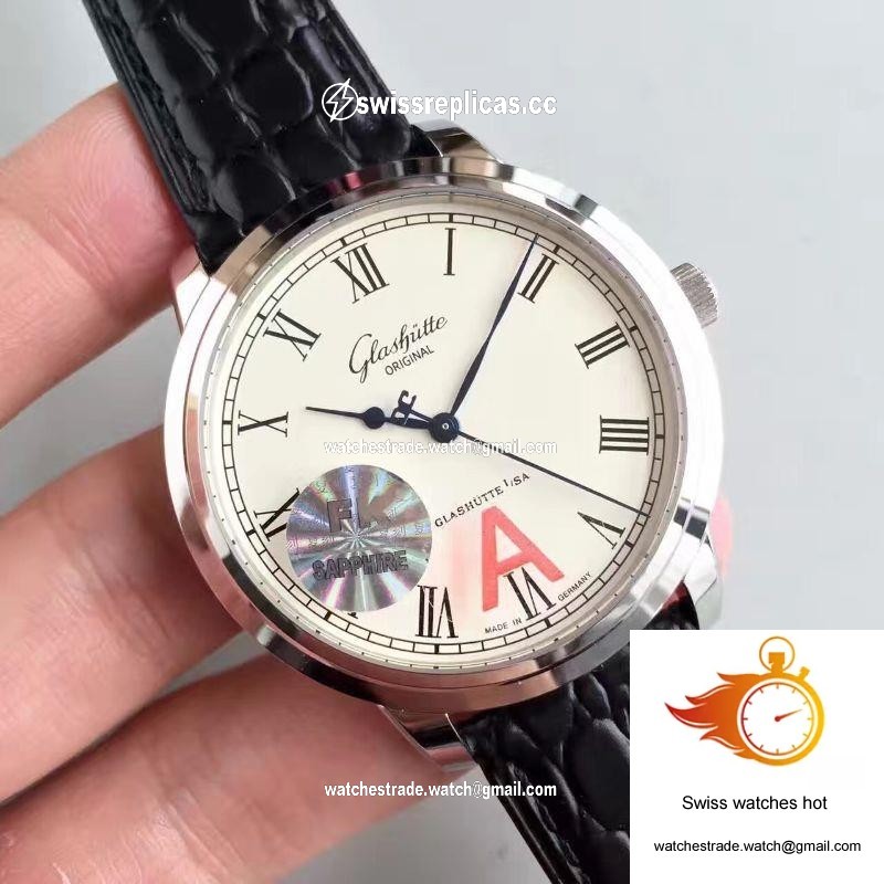 Glashutte Original Senator Excellence 1-39-52-01-02-04 V4 Stainless Steel Case White Dial FK Factory 2