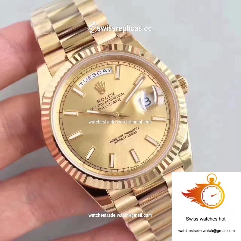 Rolex Day Date M228238-0003 40MM EW Factory Gold Dial 2