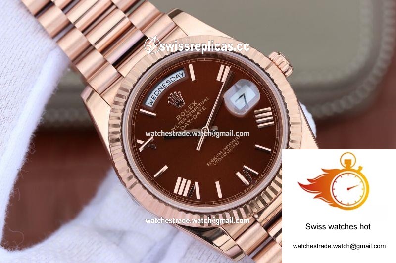 Rolex Day Date 40mm 228235 EW Factory Brown Dial 2