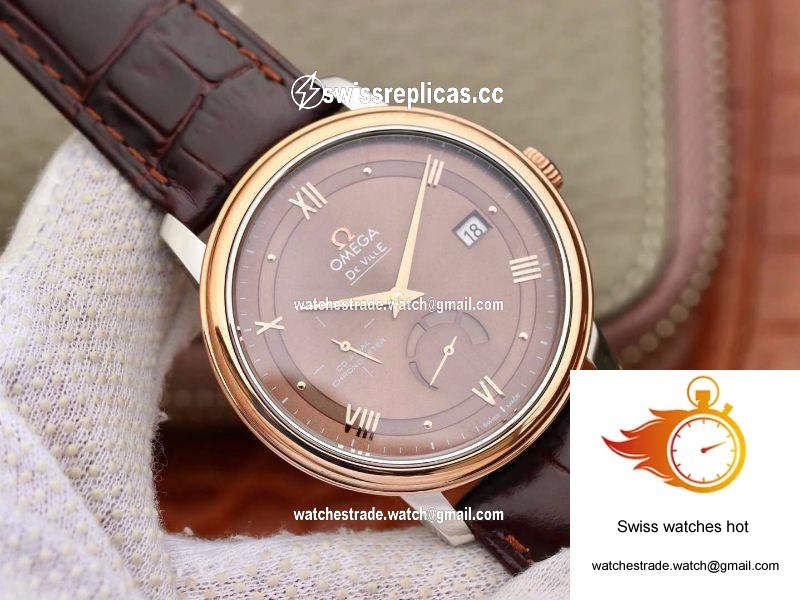 Omega De Ville Prestige 424.23.40.20.13.001 TW Factory Brown Dial 2