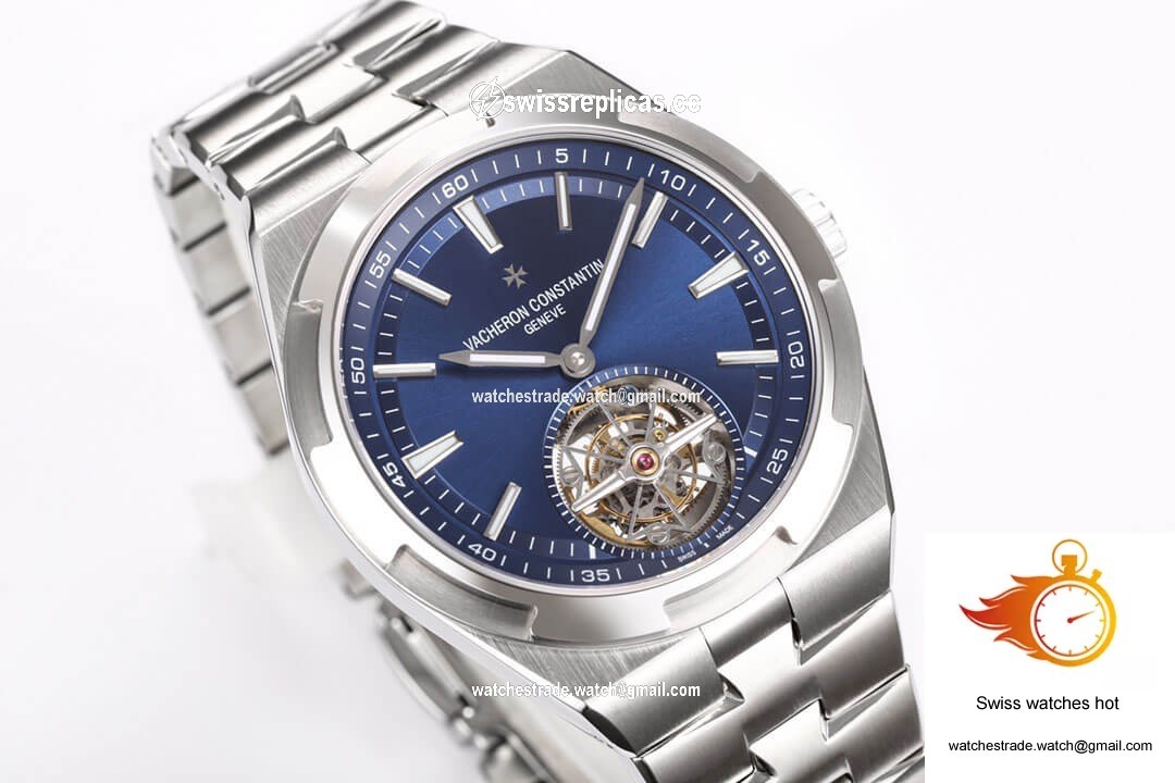 Vacheron Constantin Overseas Tourbillon 6000V/110A-B544 BBR Factory Stainless Steel Strap 2