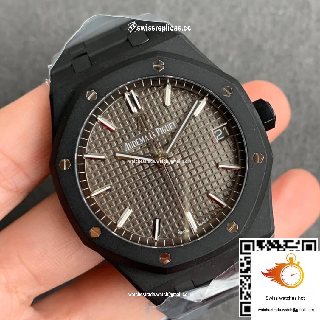 Audemars Piguet Royal Oak 15500 DLC Version ZF Factory Frosted Grey Dial 2
