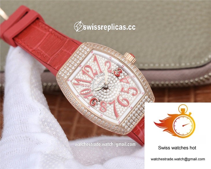 Franck Muller Vanguard Ladies ABF Factory Diamond Case 2